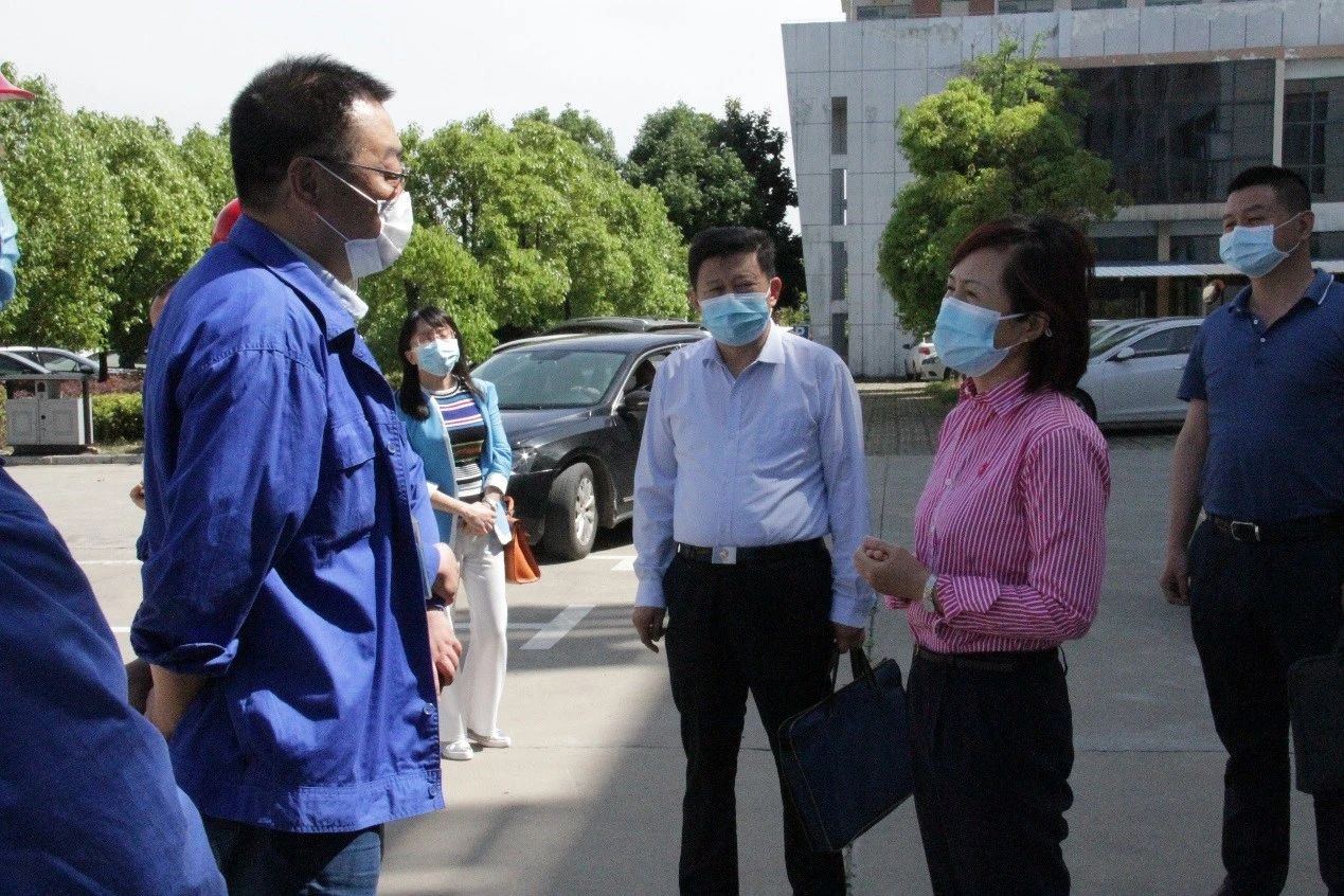 湖北省自然资源厅副厅长夏亚灵一行莅临江南在线手机版（大中国区）重工走访调研